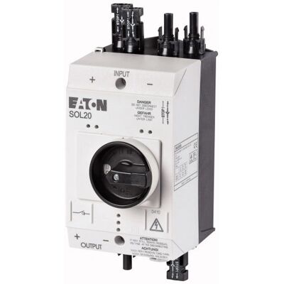 Eaton SOL20/2MC4 2P Schalter - IP65 Bodenmontage Eaton SOL20/2MC4 2P Schalter - IP65 Bodenmontage