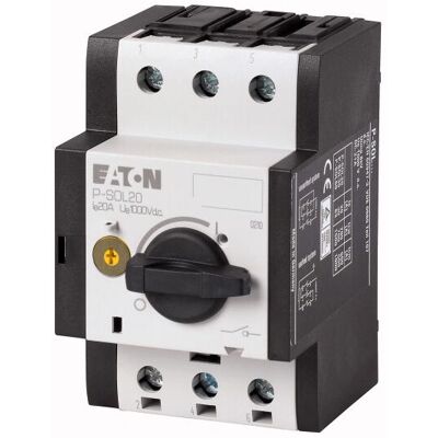 Eaton P-SOL20 Drehschalter - 2P Schwarz Eaton P-SOL20 Drehschalter - 2P Schwarz