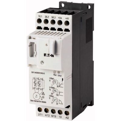 Eaton DS7-34DSX012N0-D Softstarter - 12A, 5,5kW, Schwarz/Grau Eaton DS7-34DSX012N0-D Softstarter - 12A, 5,5kW, Schwarz/Grau