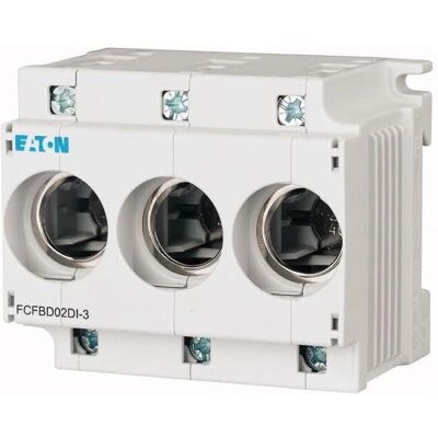 Eaton FCFBD02DI-3 Sicherungssockel - 3-polig, Kunststoff, DIN-Schiene Eaton FCFBD02DI-3 Sicherungssockel - 3-polig, Kunststoff, DIN-Schiene