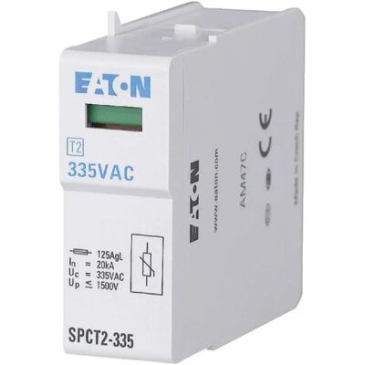 Eaton SPCT2-280 Überspannungsableiter Einsatz - 280VAC 20kA Eaton SPCT2-280 Überspannungsableiter Einsatz - 280VAC 20kA