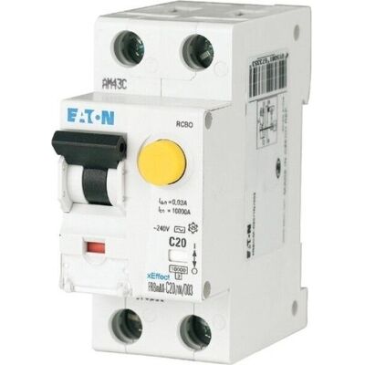 Eaton FRBMM-C13/1N/003-G/A FI/LS-Schalter - 13A, 30mA, C-Char. Eaton FRBMM-C13/1N/003-G/A FI/LS-Schalter - 13A, 30mA, C-Char.