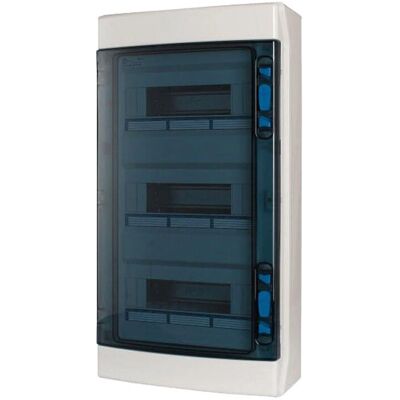Eaton - Tableau de distribution 36 modules IP65 Porte transparente - Publicité Eaton - Tableau de distribution 36 modules IP65 Porte transparente - Publicité