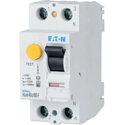 Eaton FRCMM-40/2/003-G/F - FI-Schalter 40A, 2p, 30mA Eaton FRCMM-40/2/003-G/F - FI-Schalter 40A, 2p, 30mA