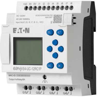Eaton EASY-E4-UC-12RC1P Relais - Steuerrelais mit Ethernet Eaton EASY-E4-UC-12RC1P Relais - Steuerrelais mit Ethernet