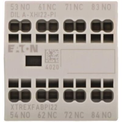Eaton Dila-Xhi22-PI Hjælpeafbryderblok - Frontmontering - 2 NC 2 NO Eaton Dila-Xhi22-PI Hjælpeafbryderblok - Frontmontering - 2 NC 2 NO