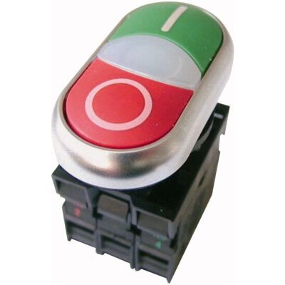 Eaton M22-DDL-GR-X1/X0/K11/230-W Doppel-Taster IP66 Eaton M22-DDL-GR-X1/X0/K11/230-W Doppel-Taster IP66