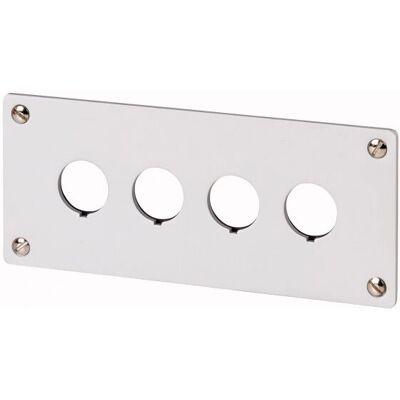Eaton M22-E4 Montageplatte - 4-Position Aluminiumplatte Eaton M22-E4 Montageplatte - 4-Position Aluminiumplatte