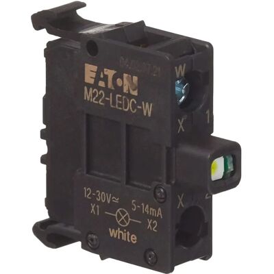 Élément lumineux LED Eaton M22-LEDC-W - Blanc, 12-30V AC/DC - Montage au sol - Publicité Élément lumineux LED Eaton M22-LEDC-W - Blanc, 12-30V AC/DC - Montage au sol - Publicité