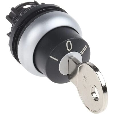 Eaton M22-WRS3 Schlüsselschalter - 3 Stellungen, Schwarz Eaton M22-WRS3 Schlüsselschalter - 3 Stellungen, Schwarz