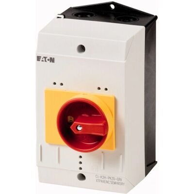 Eaton 219656 Elektrische Gehäuse - IP65, Grau, Rot, Gelb - Kunststoff Eaton 219656 Elektrische Gehäuse - IP65, Grau, Rot, Gelb - Kunststoff
