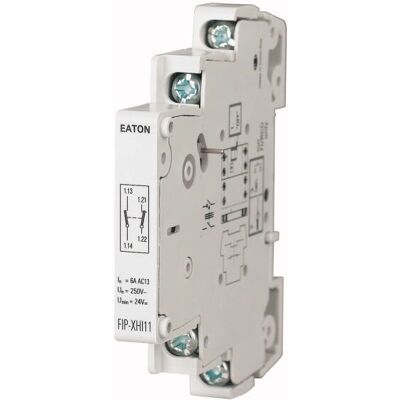 Eaton Hilfsschalter FIP-XHI11 1S 1Ö bis 80A für FI, Weiss Eaton Hilfsschalter FIP-XHI11 1S 1Ö bis 80A für FI, Weiss