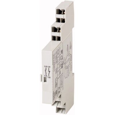 Contacto auxiliar Eaton NHI11-PKZ0-C - contacto auxiliar, montaje lateral, 1NC + 1NA, 250 V DC, 500 V AC Contacto auxiliar Eaton NHI11-PKZ0-C - contacto auxiliar, montaje lateral, 1NC + 1NA, 250 V DC, 500 V AC