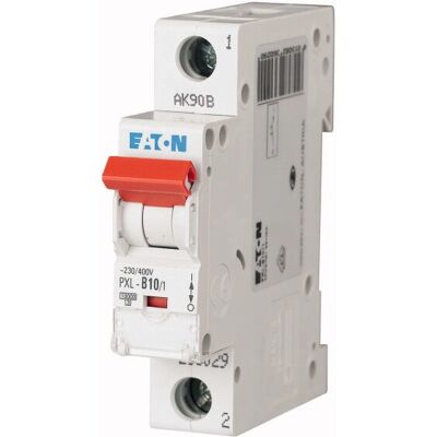 Eaton PXL-C10/1 Leitungsschutzschalter - Einpolig, 10A, C-Kurve Eaton PXL-C10/1 Leitungsschutzschalter - Einpolig, 10A, C-Kurve