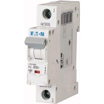 Eaton PXL-D16/1 Interruptor automático - Tipo D - 16A Eaton PXL-D16/1 Interruptor automático - Tipo D - 16A