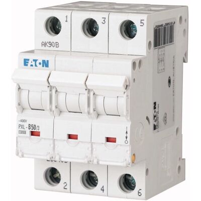 Eaton PXL-C50/3 Disjoncteur 3P 50A - Disjoncteur - Publicité Eaton PXL-C50/3 Disjoncteur 3P 50A - Disjoncteur - Publicité