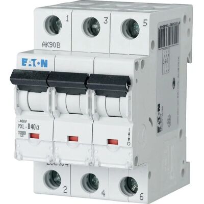 Eaton PXL-D40/3 Disjoncteur 3P 40A - Interrupteur automatique - Publicité Eaton PXL-D40/3 Disjoncteur 3P 40A - Interrupteur automatique - Publicité