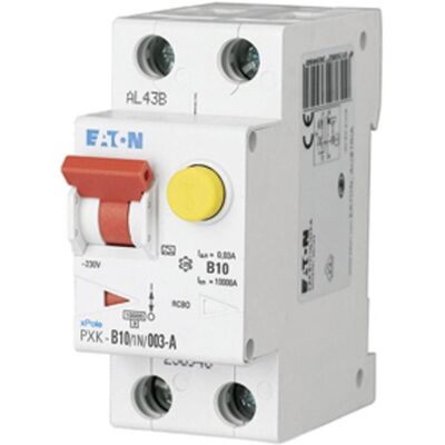 Interrupteur combiné Eaton PXK-B10/1N/0.03A - 2 pôles 10A - Publicité Interrupteur combiné Eaton PXK-B10/1N/0.03A - 2 pôles 10A - Publicité