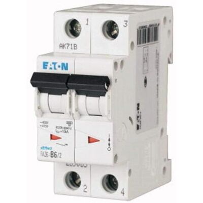 Eaton Modelo 239103 Interruptor 2P 16A 6kA - Industrial/Residencial Eaton Modelo 239103 Interruptor 2P 16A 6kA - Industrial/Residencial