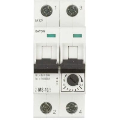 Eaton Electric Z-MS-10/2-6,3 - Interruptor de protección del motor Eaton Electric Z-MS-10/2-6,3 - Interruptor de protección del motor