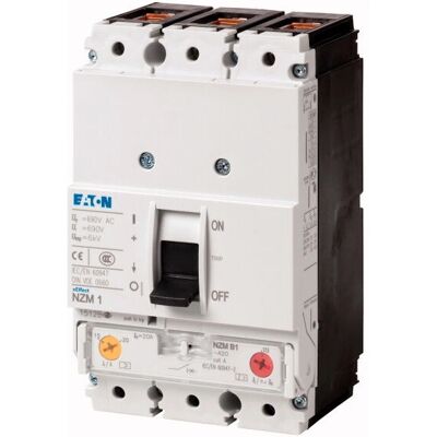 Eaton NZMN1-A63 Leitungsschutzschalter - 3-polig, 50-63A, 690V, Festeinbau Eaton NZMN1-A63 Leitungsschutzschalter - 3-polig, 50-63A, 690V, Festeinbau