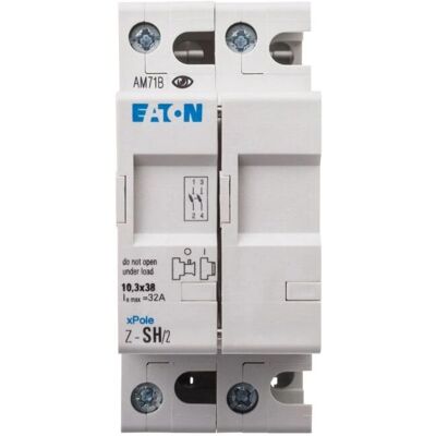 Accessoires pour armoire de distribution Eaton - Interrupteur fusible 2P 32A 10x38 - Publicité Accessoires pour armoire de distribution Eaton - Interrupteur fusible 2P 32A 10x38 - Publicité