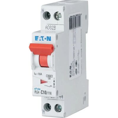 Eaton Leitungsschutzschalter Modell PLG4-C10/1N - 10A Typ C DIN-Montage Eaton Leitungsschutzschalter Modell PLG4-C10/1N - 10A Typ C DIN-Montage