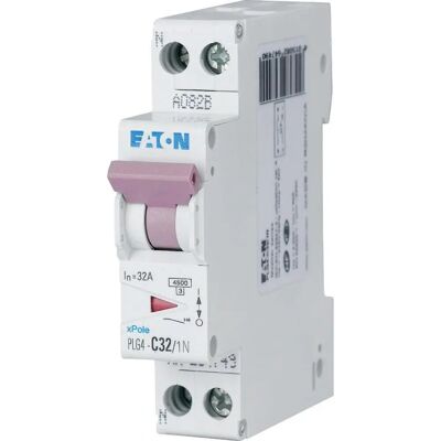 Eaton Interruttore 32A - Linea, Bipolare, Montaggio su guida DIN Eaton Interruttore 32A - Linea, Bipolare, Montaggio su guida DIN