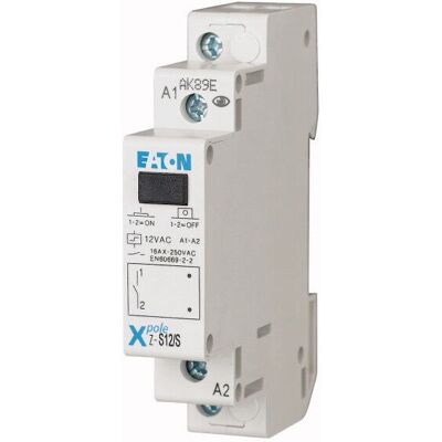 Eaton Z-S12/S Stromstossschalter - 12V AC, 16A, DIN-Schiene Eaton Z-S12/S Stromstossschalter - 12V AC, 16A, DIN-Schiene