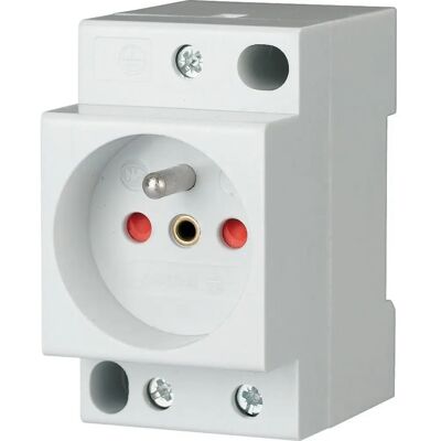 Eaton vägguttag - Vit - 16A - 1 Modul - IP20 - Typ E - Inomhus Eaton vägguttag - Vit - 16A - 1 Modul - IP20 - Typ E - Inomhus