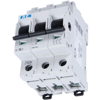 Eaton 3-poliger Hauptschalter - 16A - IP40 Eaton 3-poliger Hauptschalter - 16A - IP40