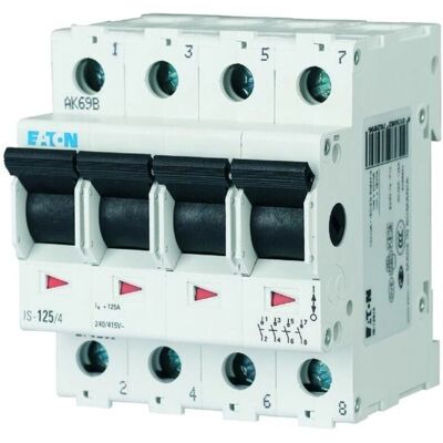 Eaton Hauptschalter - 4-polig 25A - Industrielle Steuerung Eaton Hauptschalter - 4-polig 25A - Industrielle Steuerung