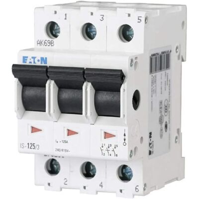 Eaton IS-100/3 Hauptschalter - 3-polig, 100A, IP40 Eaton IS-100/3 Hauptschalter - 3-polig, 100A, IP40