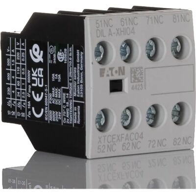 Eaton Eaton Kontakt Hilfsschalter DILA - 4 NC - Frontmontage - Hilfsschalterbaustein Eaton Eaton Kontakt Hilfsschalter DILA - 4 NC - Frontmontage - Hilfsschalterbaustein