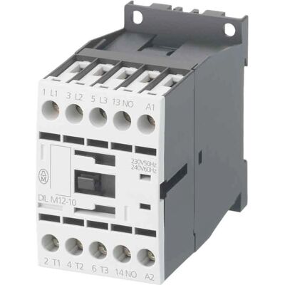 Contattore Eaton DILM7-10 24VDC - 3 poli, 3 kW Contattore Eaton DILM7-10 24VDC - 3 poli, 3 kW