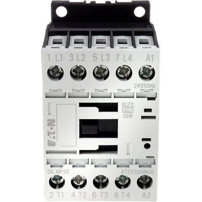 Contattore Eaton Moeller a 4 poli - 20A, 24V AC, 5,5 kW Contattore Eaton Moeller a 4 poli - 20A, 24V AC, 5,5 kW