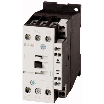 Eaton DILMC25-10(RDC24) Contacteur - 11kW/400V DC, 3 pôles, Noir et Blanc - Publicité Eaton DILMC25-10(RDC24) Contacteur - 11kW/400V DC, 3 pôles, Noir et Blanc - Publicité