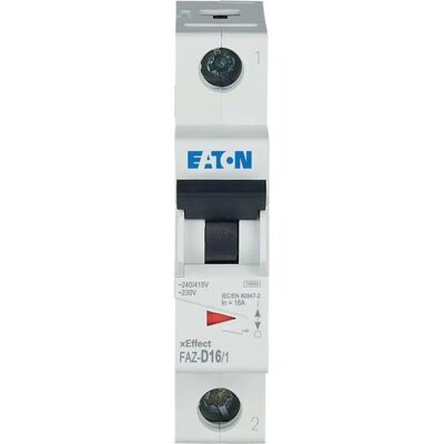 Eaton 16A D-Kurve Leitungsschutzschalter DIN-Schienenmontage Eaton 16A D-Kurve Leitungsschutzschalter DIN-Schienenmontage