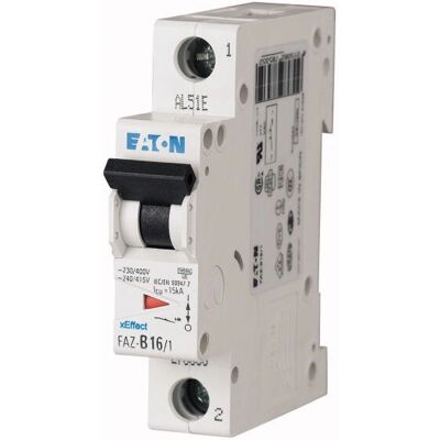 Eaton FAZ-S4/1 Leitungsschutzschalter - 1P 4A Kurve S DIN Montage Eaton FAZ-S4/1 Leitungsschutzschalter - 1P 4A Kurve S DIN Montage