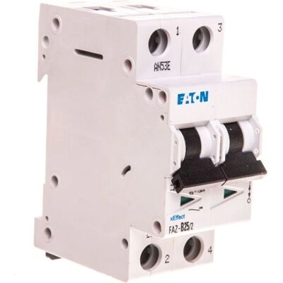 Eaton Modell FAZ-B25/2 25A 2-polig Automat - Industriell Eaton Modell FAZ-B25/2 25A 2-polig Automat - Industriell