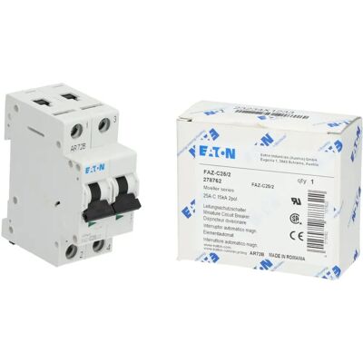 Eaton FAZ-C25/2 2-polig Automat 25A - Bryter Eaton FAZ-C25/2 2-polig Automat 25A - Bryter