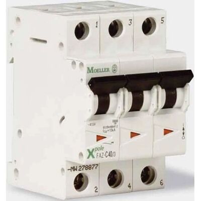 Eaton Eaton 3P 4A 10kA C-Kurve Leitungsschutzschalter - Industrie-Schaltgerät Eaton Eaton 3P 4A 10kA C-Kurve Leitungsschutzschalter - Industrie-Schaltgerät