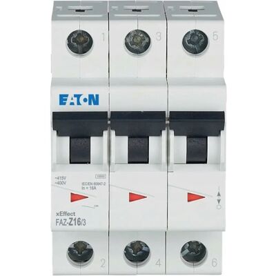 Eaton FAZ-Z16/3 Interruptor 3 polos - Industrial Eaton FAZ-Z16/3 Interruptor 3 polos - Industrial