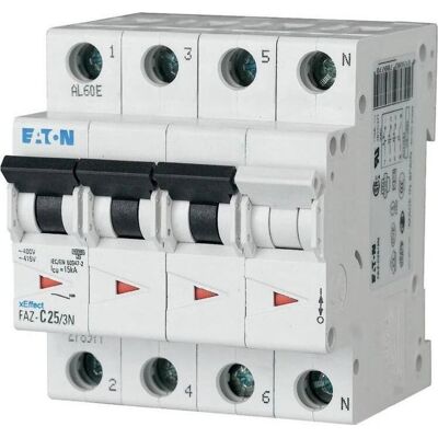 Eaton Marke Modell FAZ-C32/3N 3-poliger+N Leitungsschutzschalter - Industrieanwendung Eaton Marke Modell FAZ-C32/3N 3-poliger+N Leitungsschutzschalter - Industrieanwendung