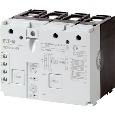Eaton NZM2-4-XFI - Fehlerstromauslöser - 0,1-3A, 4p, 690V Eaton NZM2-4-XFI - Fehlerstromauslöser - 0,1-3A, 4p, 690V