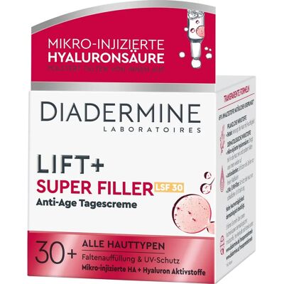 Diadermine Lift+ Super Filler Anti-Age Tagescreme SPF30 - Gesichtscreme für Frauen Diadermine Lift+ Super Filler Anti-Age Tagescreme SPF30 - Gesichtscreme für Frauen