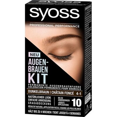 Syoss Wenkbrauw/Wimpersverf - Donkerbruin - 10 ml Syoss Wenkbrauw/Wimpersverf - Donkerbruin - 10 ml