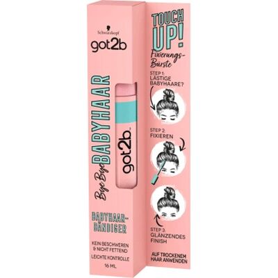 Brosse Mascara pour cheveux de bébé Bye Bye Bye Baby - Fixation capillaire - 16 ml - Publicité Brosse Mascara pour cheveux de bébé Bye Bye Bye Baby - Fixation capillaire - 16 ml - Publicité