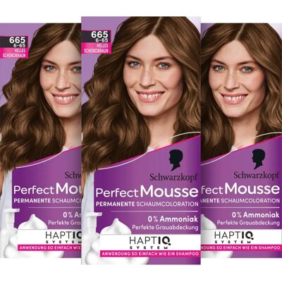 Schwarzkopf Pro Light Choco Brown Schaumhaarfarbe - 150 ml Set Schwarzkopf Pro Light Choco Brown Schaumhaarfarbe - 150 ml Set