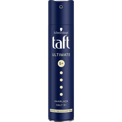 Taft Haarspray Ultimate - Langanhaltender Halt, Glänzendes Finish, 250ml Taft Haarspray Ultimate - Langanhaltender Halt, Glänzendes Finish, 250ml